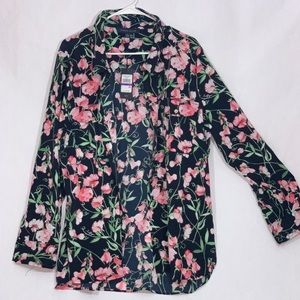 Tommy Hilfiger Floral button down Tshirt